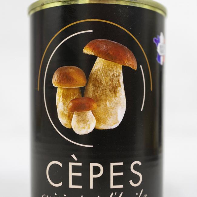 Cèpes cuisinés à l'huile conserves - Cèpes cuisinés à l'huile